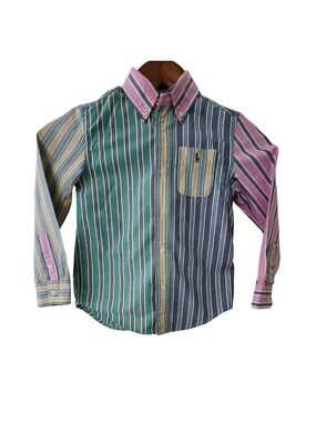 Boys Ralph Lauren Striped Multi-Color Button-Down Shirt